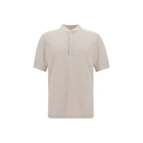 BRUNELLO CUCINELLI Light Beige Мужская Поло