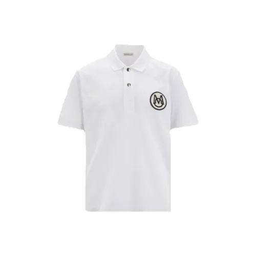 Moncler SS23 Поло Мужское Белое