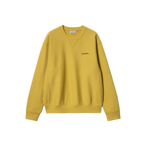 Carhartt WIP Golden Olive Men's Sweatshirts Кархартт WIP Золотой Оливковый Мужские Свитшоты