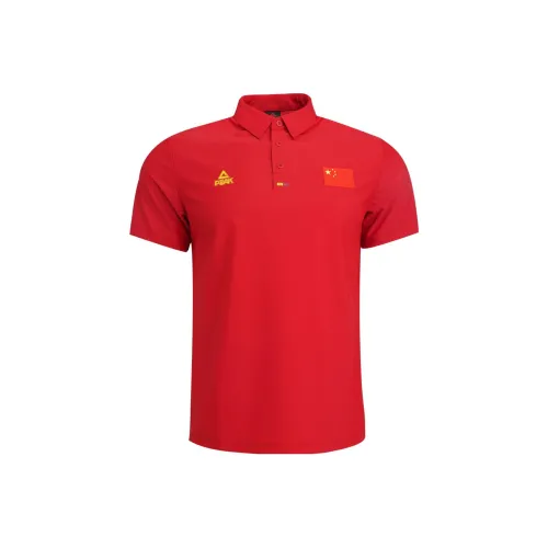 PEAK Red Men's Polo