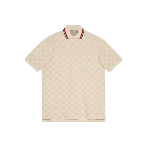 GUCCI Lido Поло Унисекс Айвори Белый