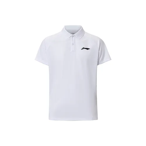 LINING Badminton series Поло Унисекс Белый
