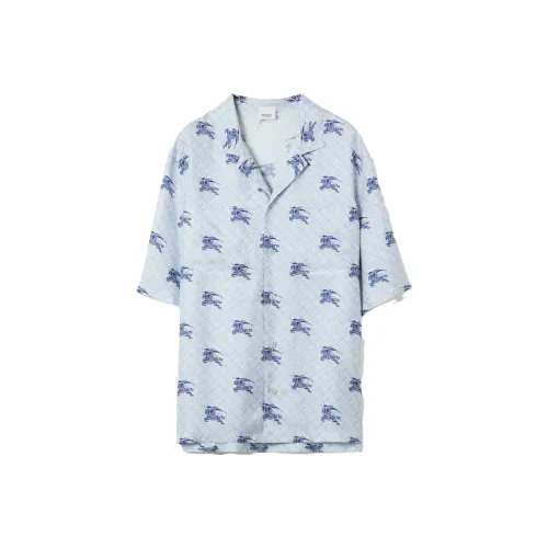 Burberry Мужские Синие Рубашки