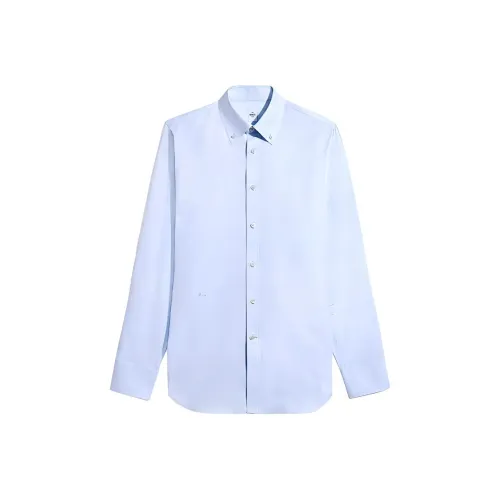 BERLUTI Небесно-голубой Мужские Рубашки