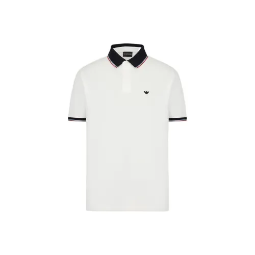 EMPORIO ARMANI Polo Ecru Мужской