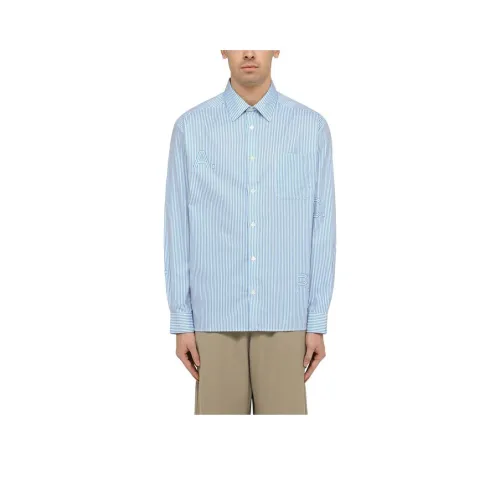 A.P.C. Joint Paragraph Blue Men's Shirts A.P.C. Joint Paragraph Синий Мужские Рубашки
