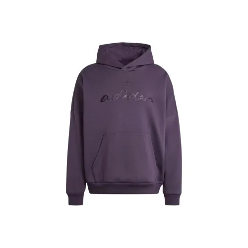 Adidas Аппликация Толстовка Мужской Фиолетовый