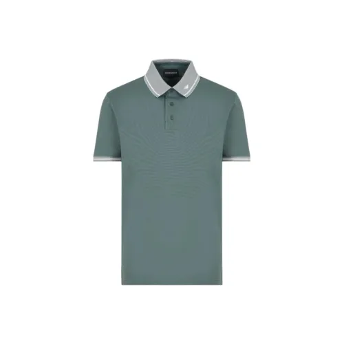 EMPORIO ARMANI Поло Мужское Зеленое