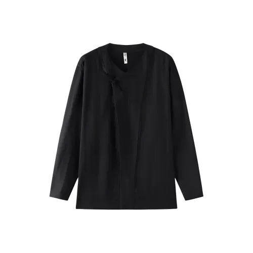 XUANSHENG Черные Мужские Рубашки