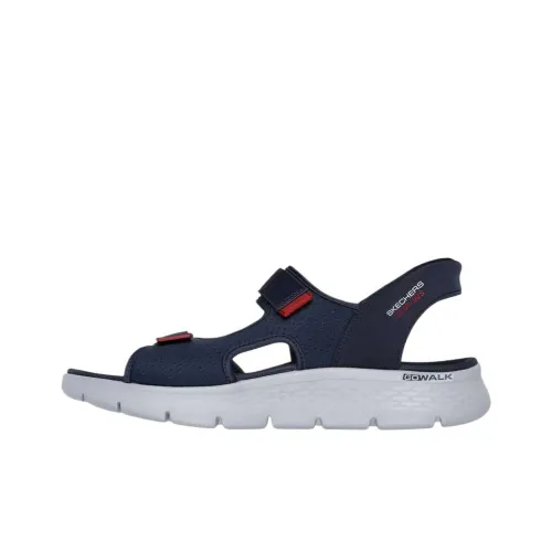 Skechers GO WALK Fle Пляжные сандалии Мужские Синие
