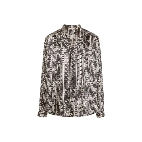 BALMAIN Мужские Черные Рубашки