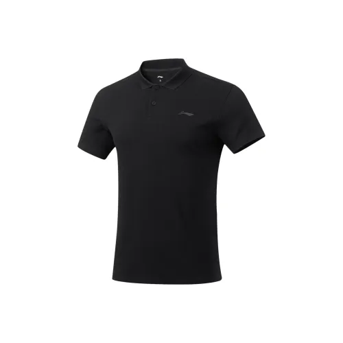 LINING Fitness Series Мужская черная поло