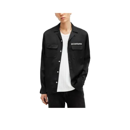 ALLSAINTS Мужские Черные Рубашки