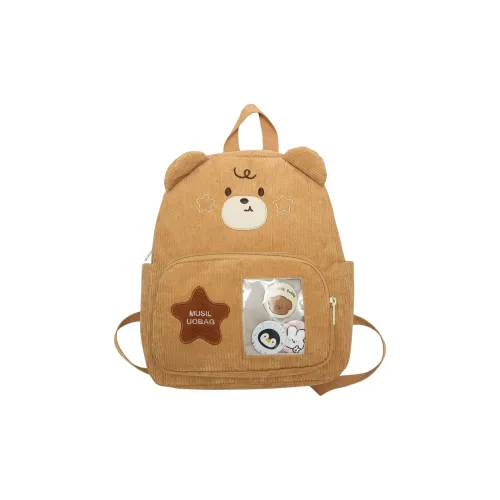 Touch Moon Вельвет Рюкзак Стандартный Unisex Light Хаки Темный Хаки Белый