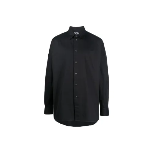 DIESEL Мужские Черные Рубашки