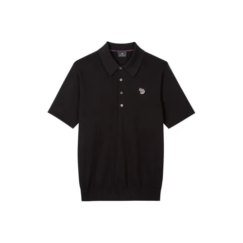Paul Smith Paul Smith Zebra Logo Series Черное Мужское Поло
