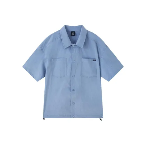 Volcom SS24 Рубашка Мужская Светло-Синяя