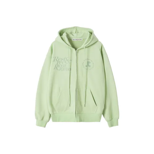 Rest Recreation Логотип Стич ZIP UP Толстовка Толстовка Унисекс ЖЕЛТЫЙ Зеленый желтый Зеленый