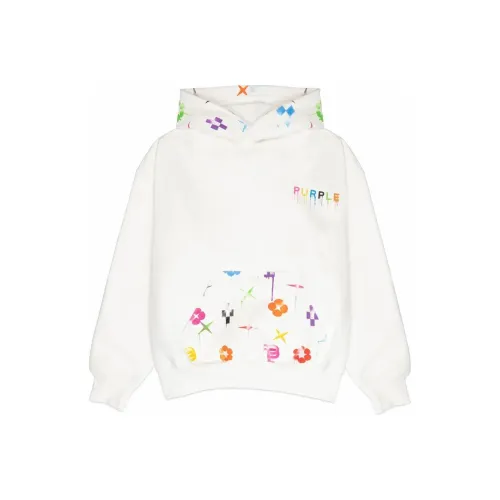 PURPLE BRAND Толстовка Мужской Белый