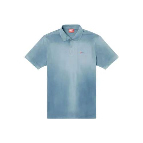 DIESEL Поло Мужское Светло-Синий