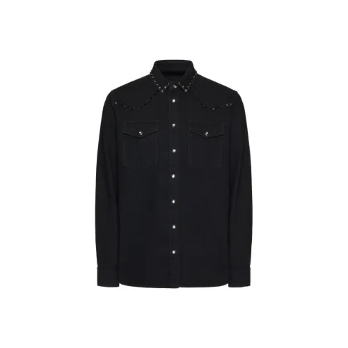 Valentino SS23 Рубашка Мужская Черная