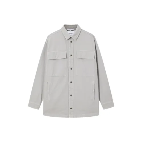 MOSCHINO Серые Мужские Рубашки