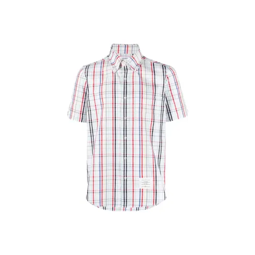 THOM BROWNE Белые Мужские Рубашки