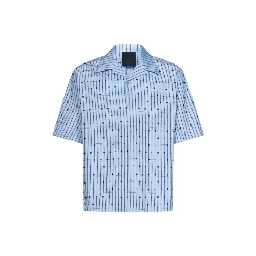 GIVENCHY Мужские Синие Рубашки