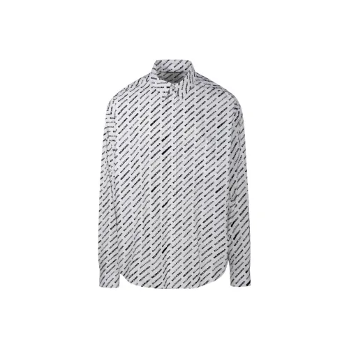 Balenciaga SS24 Рубашка Регулярного Кроя Мужская Многоцветная