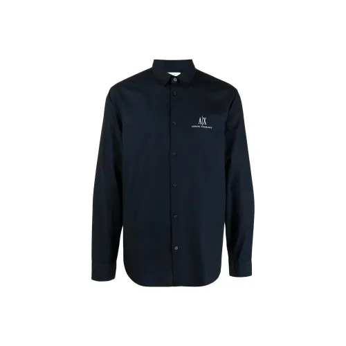 ARMANI EXCHANGEAE FW22 Рубашка Мужская Черная