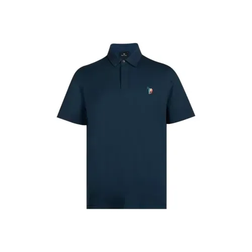 Paul Smith Мужская поло синего цвета