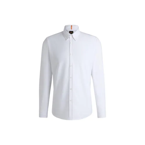 Hugo Boss Белые Мужские Рубашки