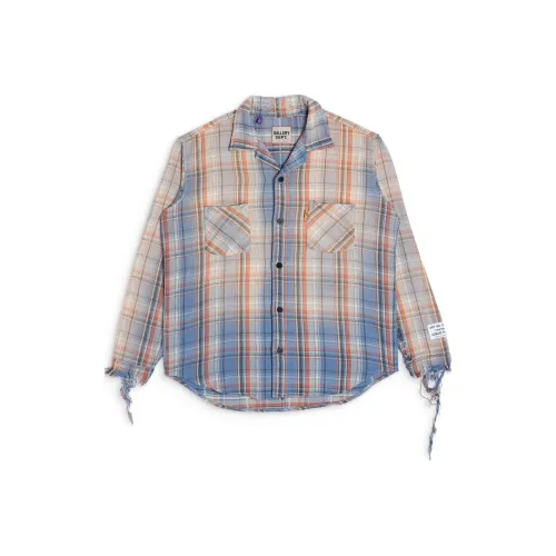 Gallery Dept. FW24 Рубашка Унисекс Оранжевый Синий