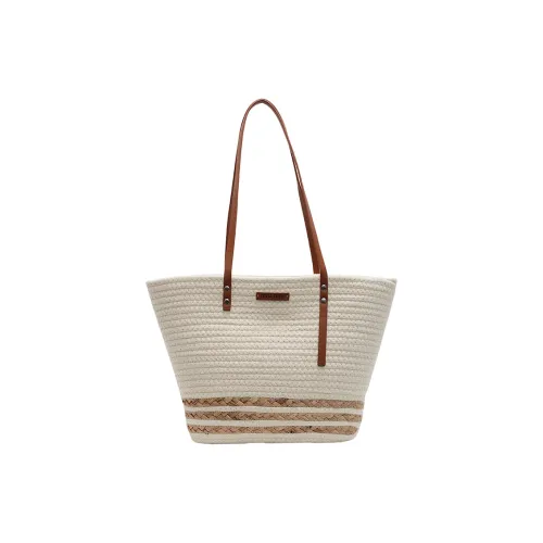 HCXK Плетеная сумка-тоут из соломы сумка для покупок сумка через плечо женская экрю хаки