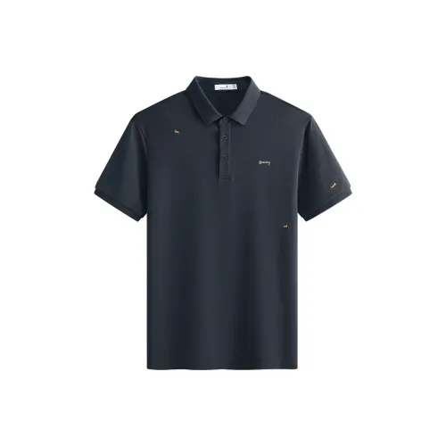 Поло Dance with Wolves Мужское Темно-Серое