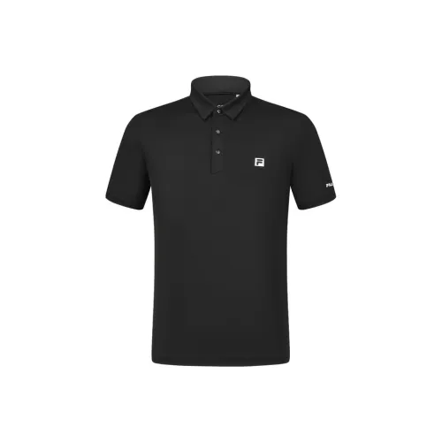 FILA GOLF серия Поло Мужское Темно-черное