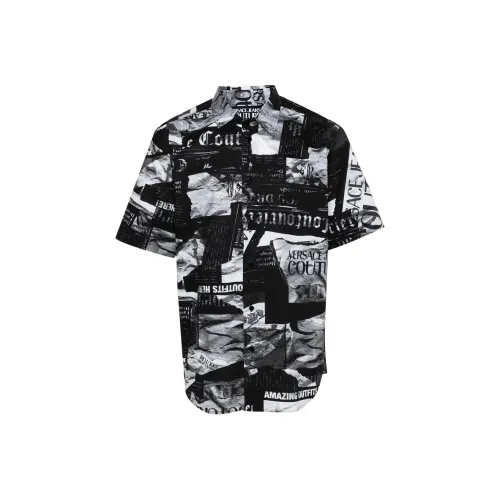 VERSACE JEANS COUTURE Рубашка Мужская Черная