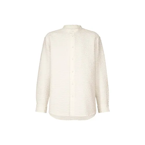 PLEATS PLEASE ISSEY MIYAKE FW24 Рубашка Мужская Белая