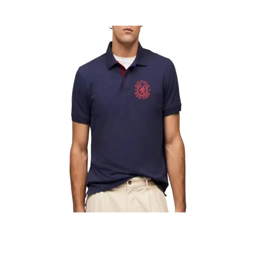 Tommy Hilfiger Polo Мужское Темно-синий