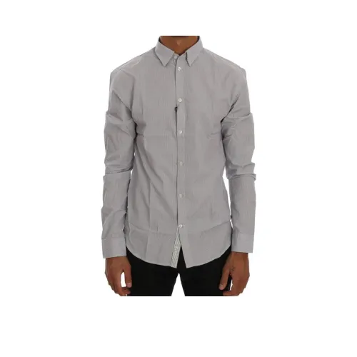 Frankie Morello Рубашка Мужская Серого цвета