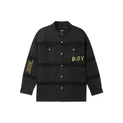 Boy London SS22 Рубашка Унисекс Черная