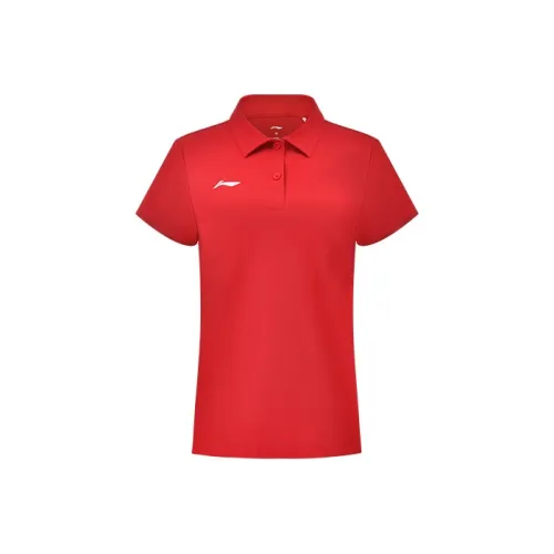 LINING Красный Унисекс Поло