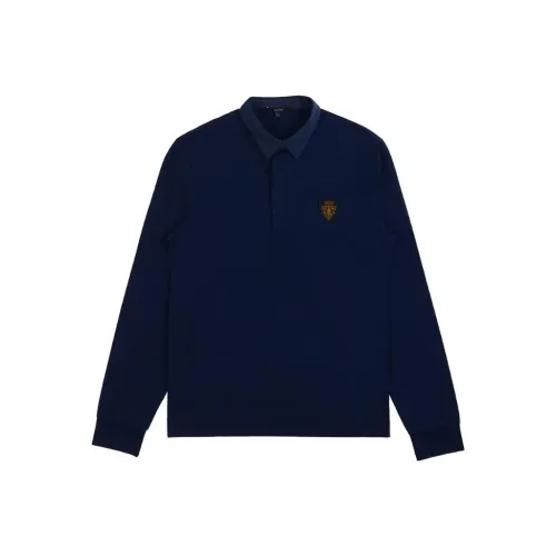 GUCCI SS23 Поло Мужское Морской Синий