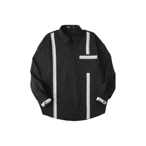 Pin Li Черные Мужские Рубашки