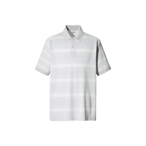 UNIQLO Поло Унисекс Light Серый