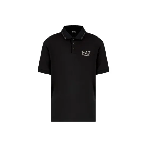 EMPORIO ARMANI EA7 Поло Мужское Черное