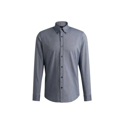 Hugo Boss FW24 Рубашка Мужская Светло-Синяя