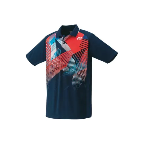 YONEX Мужская поло рубашка синего цвета
