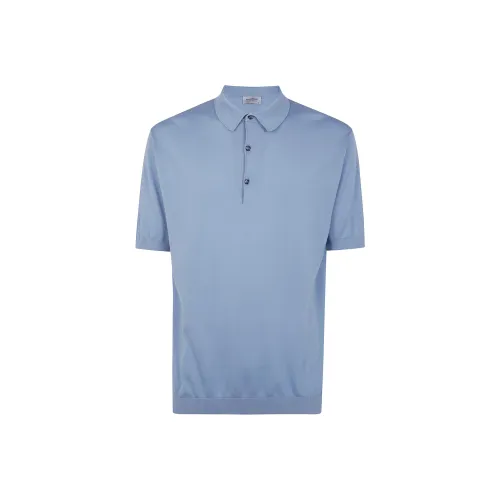 JOHN SMEDLEY Морской Синий Мужское Поло