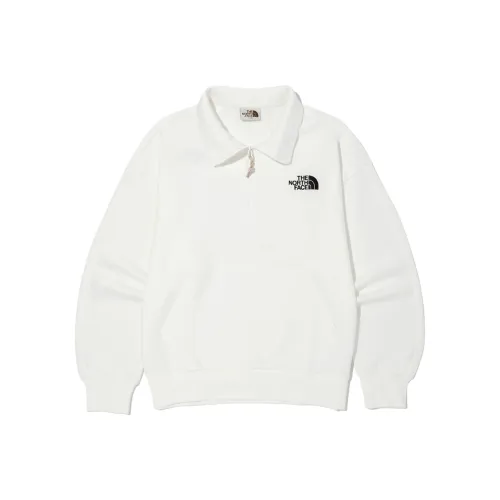 The North Face Comfy Полузастежка Свитшоты Свитшот Унисекс Белый